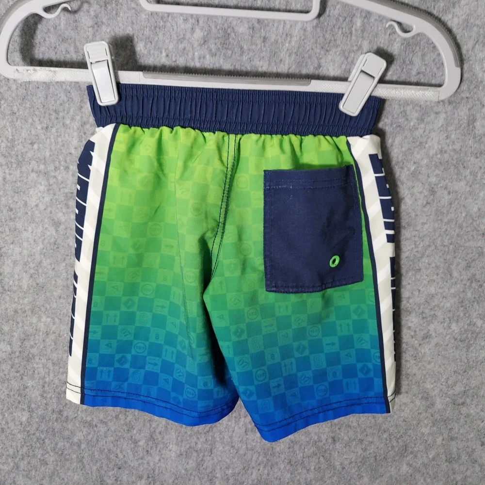 Nintendo Boys‎ XS 4 5 Swim Trunks Mario Kart Shorts Beach Pool UPF 50 Comfort